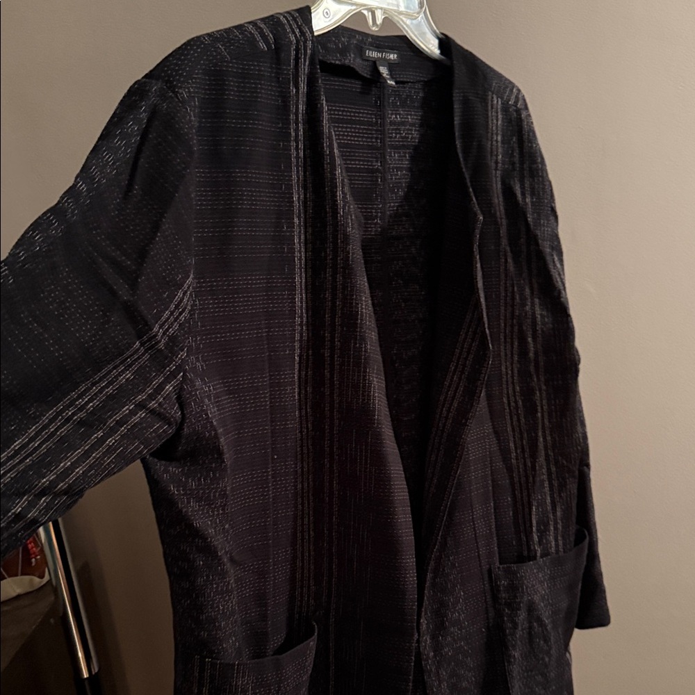 Eileen Fisher Black Jacket